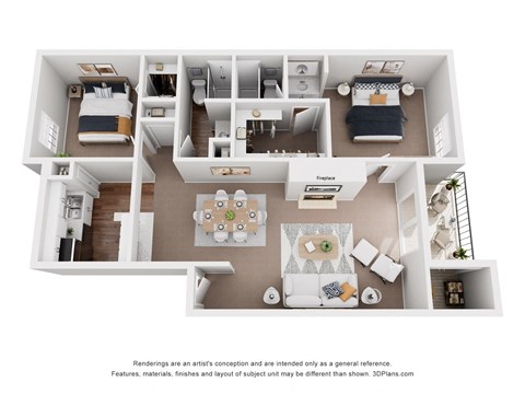a floor plan is shown with a bedroom and living room